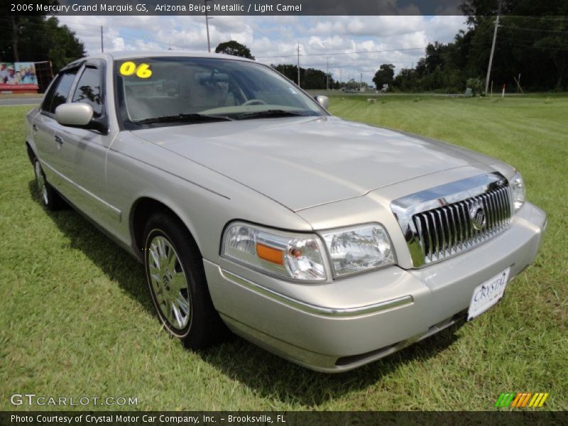 Arizona Beige Metallic / Light Camel 2006 Mercury Grand Marquis GS