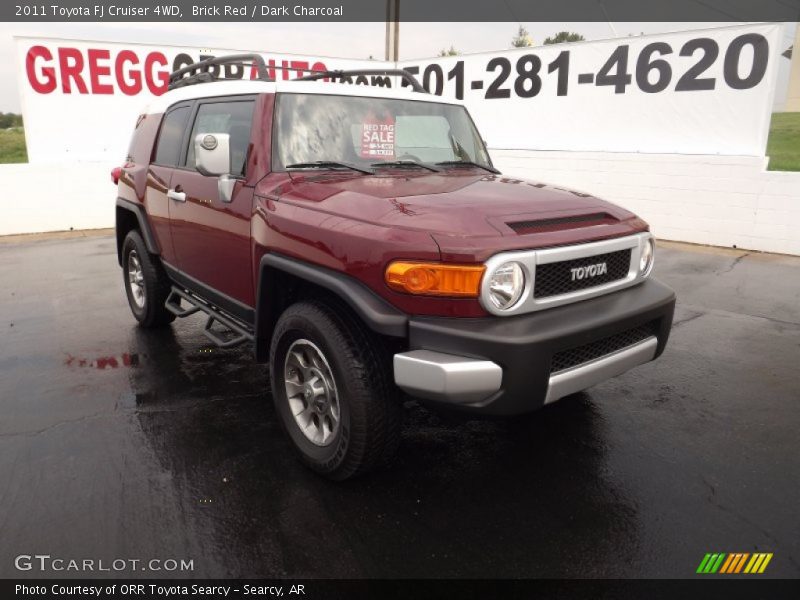 Brick Red / Dark Charcoal 2011 Toyota FJ Cruiser 4WD
