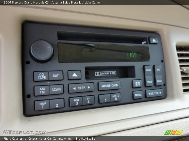 Audio System of 2006 Grand Marquis GS