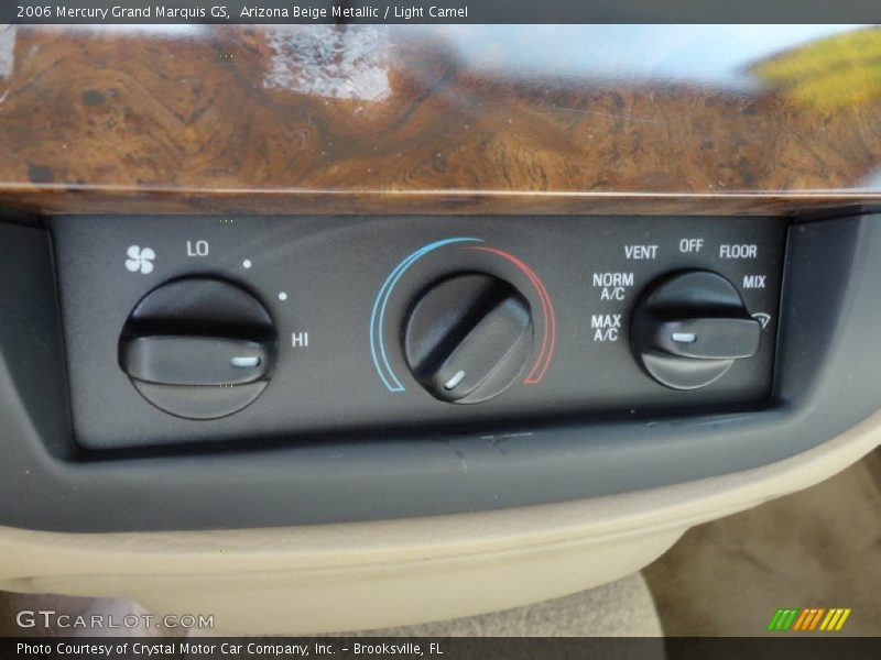 Controls of 2006 Grand Marquis GS