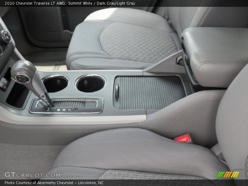 Summit White / Dark Gray/Light Gray 2010 Chevrolet Traverse LT AWD