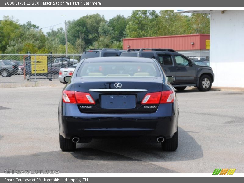 Black Sapphire Pearl / Cashmere 2008 Lexus ES 350