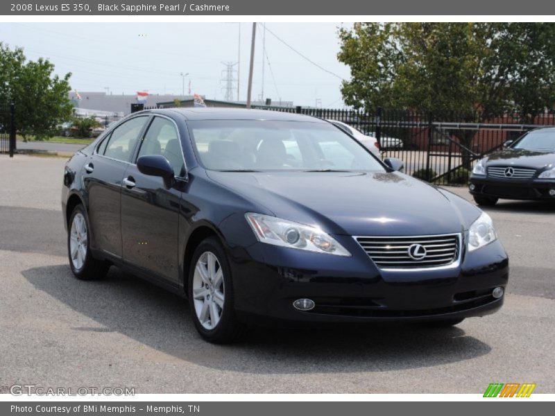 Black Sapphire Pearl / Cashmere 2008 Lexus ES 350