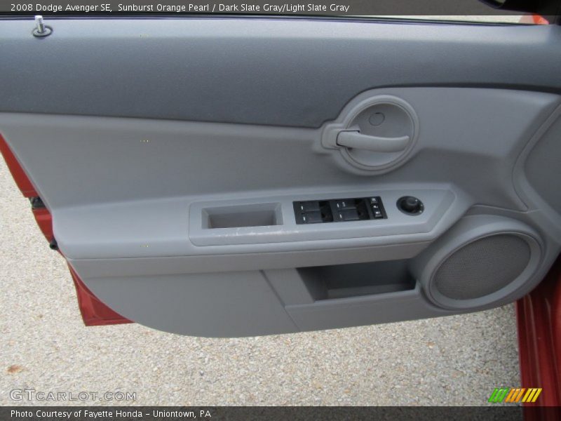 Sunburst Orange Pearl / Dark Slate Gray/Light Slate Gray 2008 Dodge Avenger SE