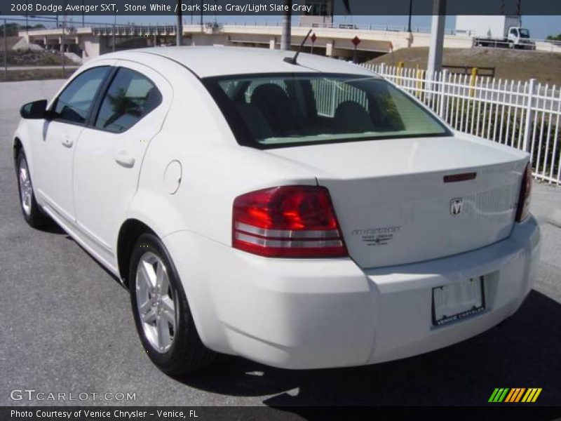 Stone White / Dark Slate Gray/Light Slate Gray 2008 Dodge Avenger SXT