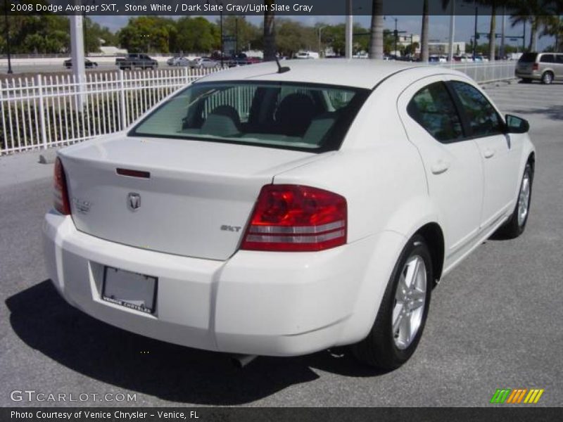 Stone White / Dark Slate Gray/Light Slate Gray 2008 Dodge Avenger SXT