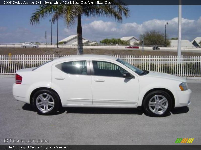 Stone White / Dark Slate Gray/Light Slate Gray 2008 Dodge Avenger SXT