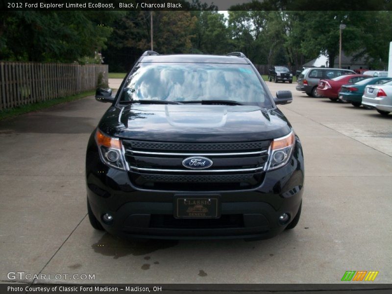 Black / Charcoal Black 2012 Ford Explorer Limited EcoBoost