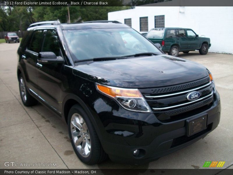 Black / Charcoal Black 2012 Ford Explorer Limited EcoBoost