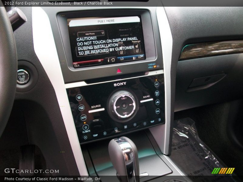 Controls of 2012 Explorer Limited EcoBoost
