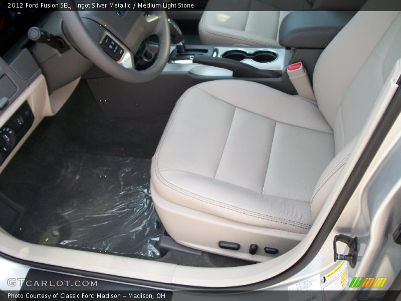 Ingot Silver Metallic / Medium Light Stone 2012 Ford Fusion SEL