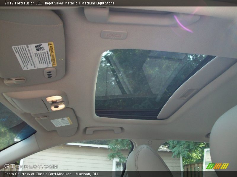 Ingot Silver Metallic / Medium Light Stone 2012 Ford Fusion SEL