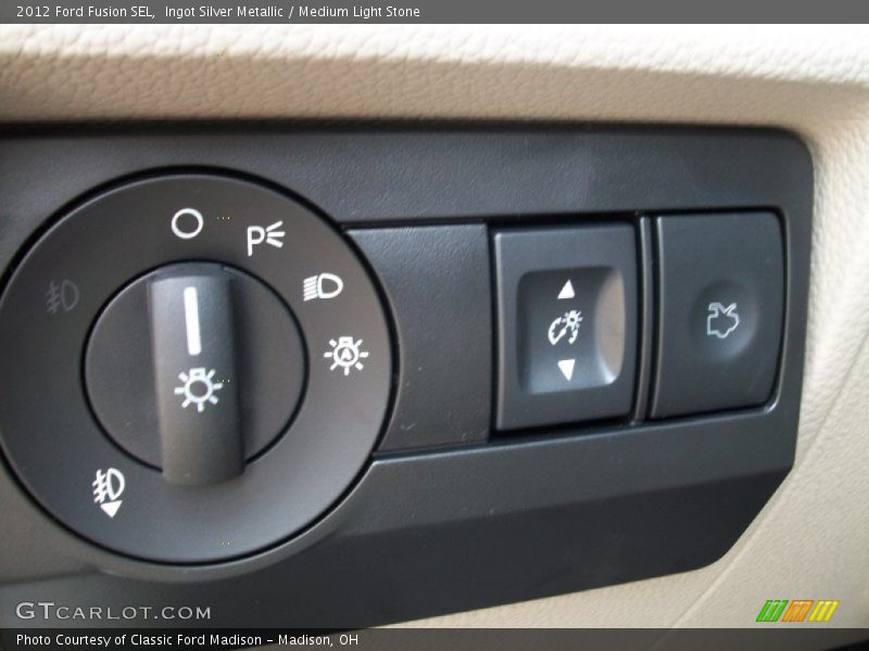 Ingot Silver Metallic / Medium Light Stone 2012 Ford Fusion SEL