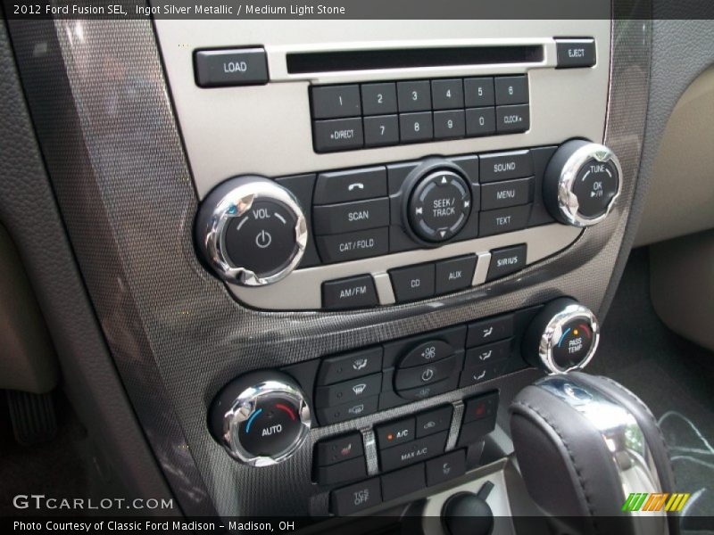 Ingot Silver Metallic / Medium Light Stone 2012 Ford Fusion SEL