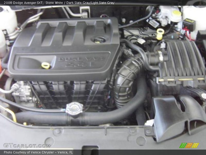 Stone White / Dark Slate Gray/Light Slate Gray 2008 Dodge Avenger SXT