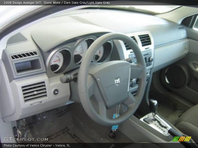 Stone White / Dark Slate Gray/Light Slate Gray 2008 Dodge Avenger SXT