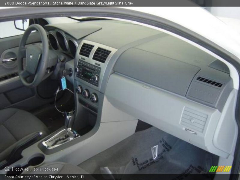 Stone White / Dark Slate Gray/Light Slate Gray 2008 Dodge Avenger SXT