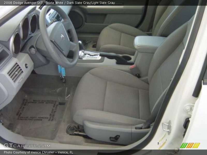 Stone White / Dark Slate Gray/Light Slate Gray 2008 Dodge Avenger SXT