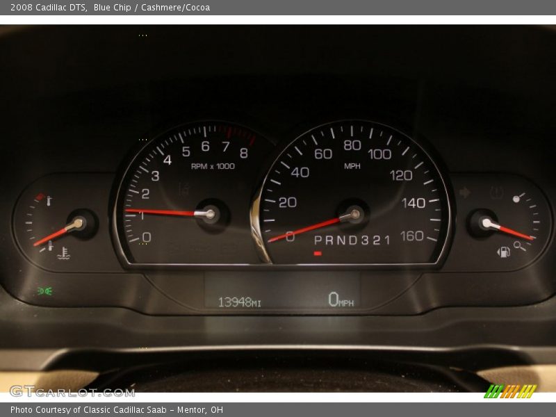 Blue Chip / Cashmere/Cocoa 2008 Cadillac DTS