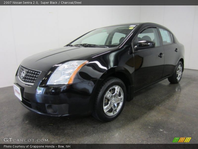 Super Black / Charcoal/Steel 2007 Nissan Sentra 2.0