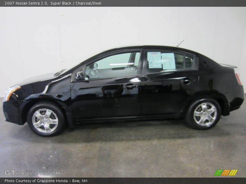 Super Black / Charcoal/Steel 2007 Nissan Sentra 2.0