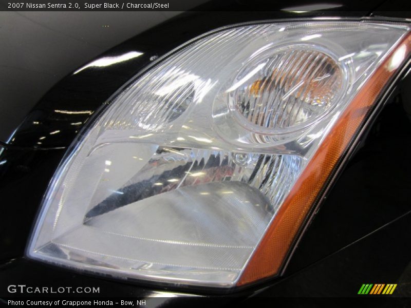Super Black / Charcoal/Steel 2007 Nissan Sentra 2.0