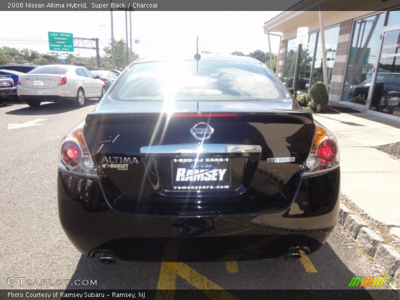 Super Black / Charcoal 2008 Nissan Altima Hybrid