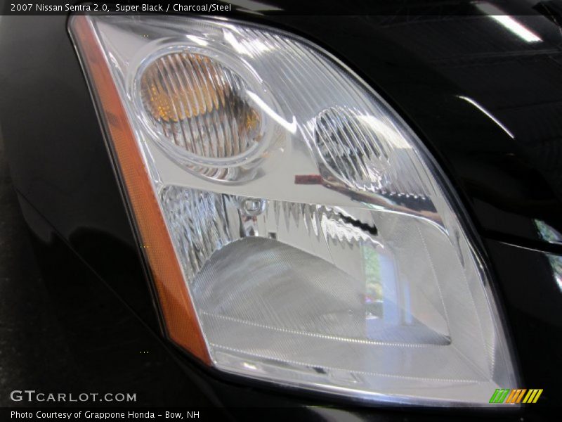 Super Black / Charcoal/Steel 2007 Nissan Sentra 2.0