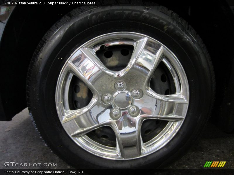 Super Black / Charcoal/Steel 2007 Nissan Sentra 2.0