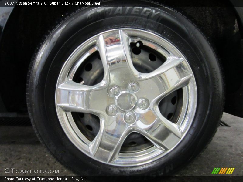 Super Black / Charcoal/Steel 2007 Nissan Sentra 2.0