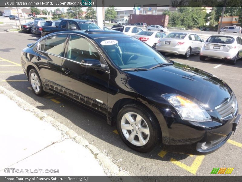 Super Black / Charcoal 2008 Nissan Altima Hybrid