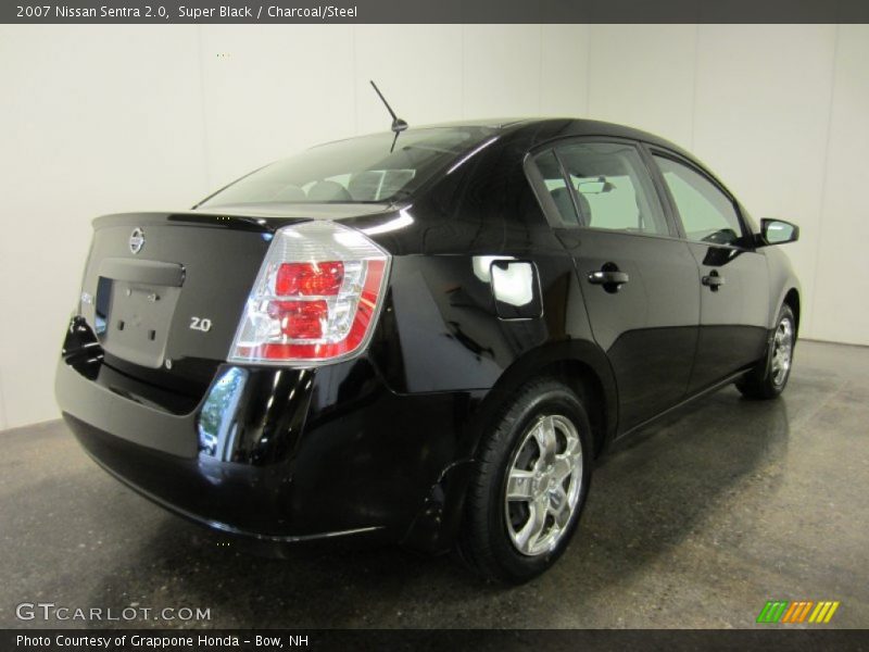 Super Black / Charcoal/Steel 2007 Nissan Sentra 2.0