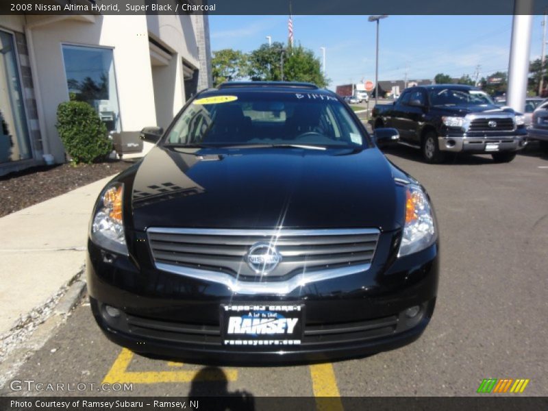 Super Black / Charcoal 2008 Nissan Altima Hybrid