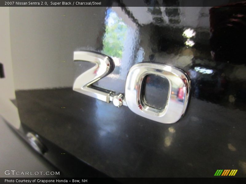 Super Black / Charcoal/Steel 2007 Nissan Sentra 2.0