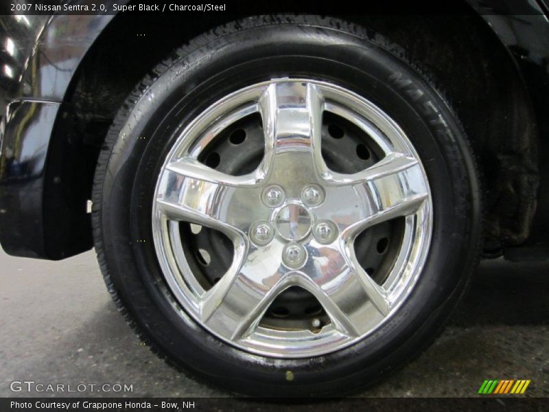 Super Black / Charcoal/Steel 2007 Nissan Sentra 2.0