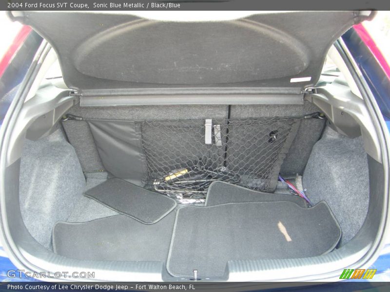 Sonic Blue Metallic / Black/Blue 2004 Ford Focus SVT Coupe