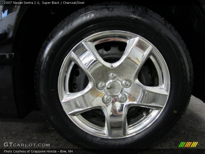 Super Black / Charcoal/Steel 2007 Nissan Sentra 2.0