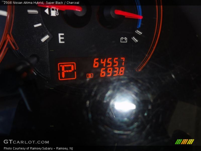 Super Black / Charcoal 2008 Nissan Altima Hybrid