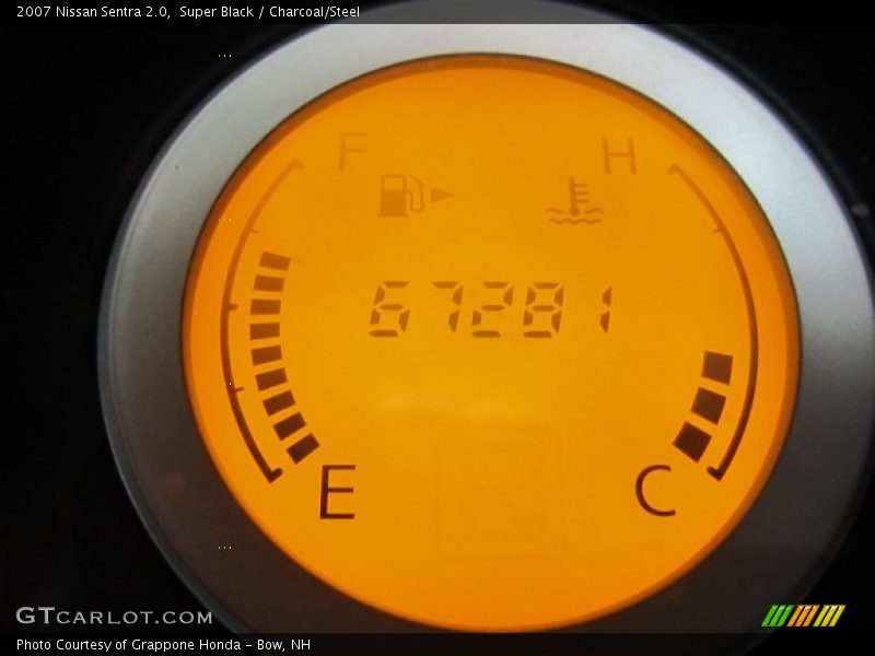 Super Black / Charcoal/Steel 2007 Nissan Sentra 2.0