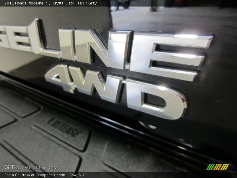 Crystal Black Pearl / Gray 2011 Honda Ridgeline RT