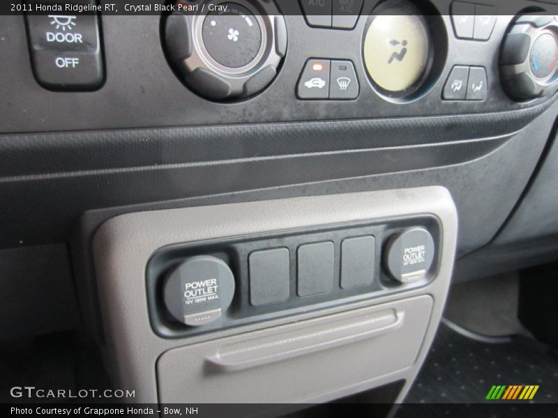 Crystal Black Pearl / Gray 2011 Honda Ridgeline RT