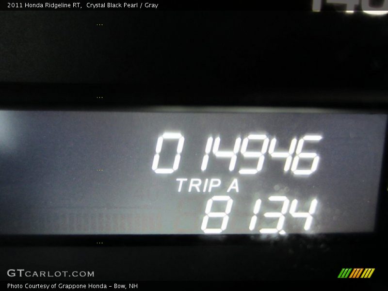 Crystal Black Pearl / Gray 2011 Honda Ridgeline RT