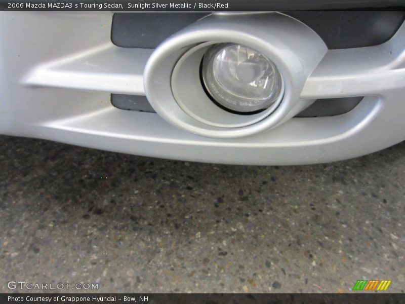 Sunlight Silver Metallic / Black/Red 2006 Mazda MAZDA3 s Touring Sedan