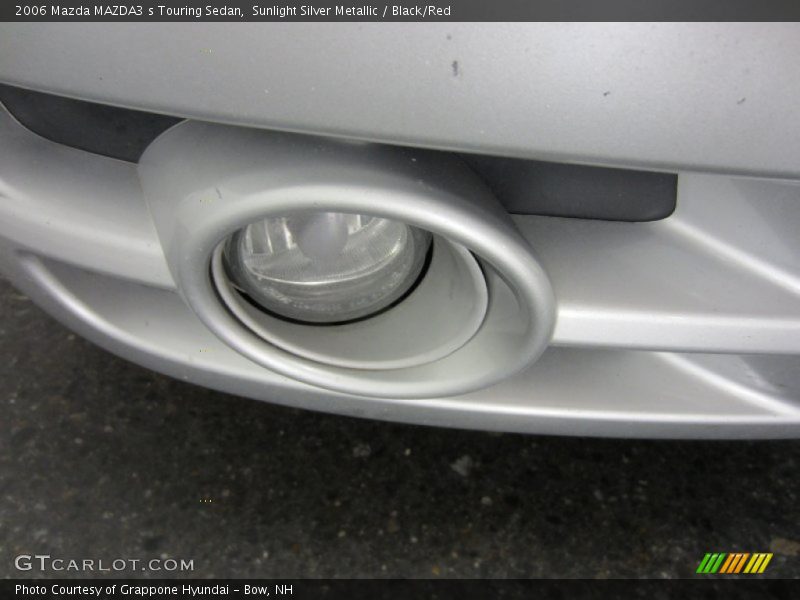 Sunlight Silver Metallic / Black/Red 2006 Mazda MAZDA3 s Touring Sedan