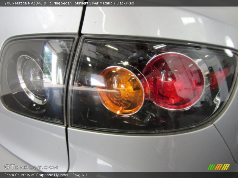 Sunlight Silver Metallic / Black/Red 2006 Mazda MAZDA3 s Touring Sedan