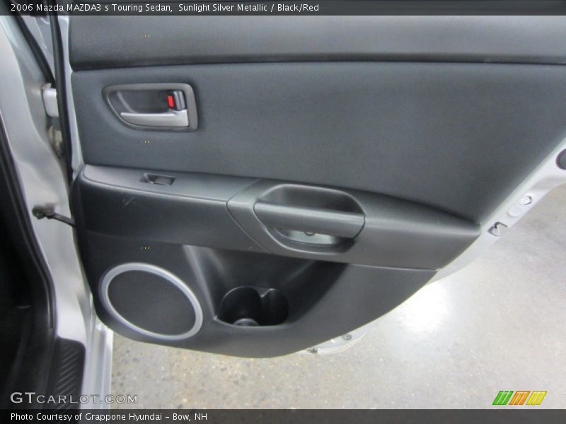 Sunlight Silver Metallic / Black/Red 2006 Mazda MAZDA3 s Touring Sedan