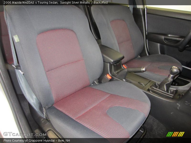  2006 MAZDA3 s Touring Sedan Black/Red Interior