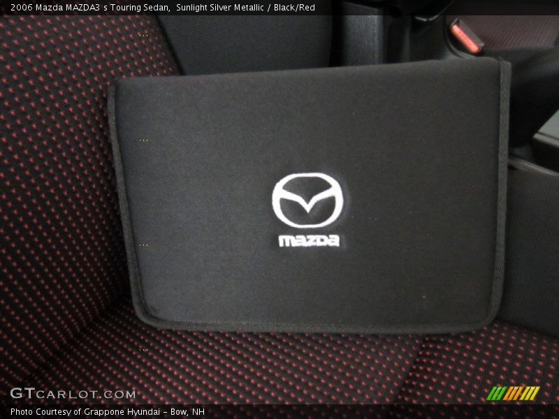 Sunlight Silver Metallic / Black/Red 2006 Mazda MAZDA3 s Touring Sedan