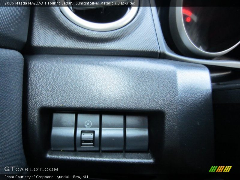 Sunlight Silver Metallic / Black/Red 2006 Mazda MAZDA3 s Touring Sedan