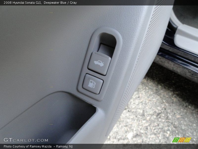 Deepwater Blue / Gray 2008 Hyundai Sonata GLS